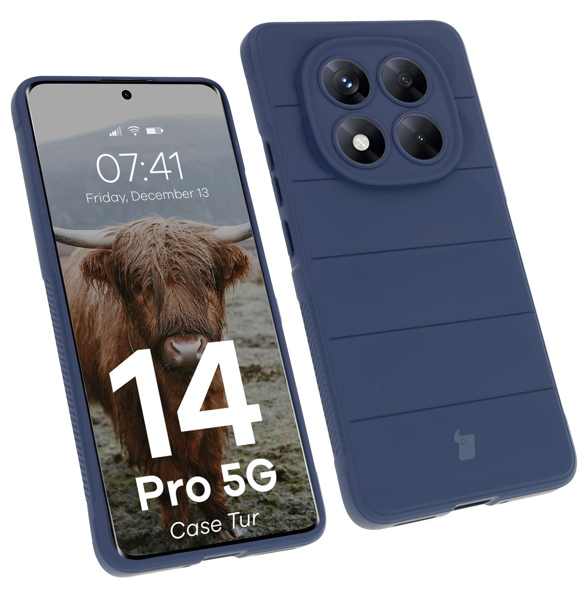 Pancerne etui Bizon Case Tur do Xiaomi Redmi Note 14 Pro 5G / Xiaomi Poco X7